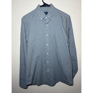 J Crew Men's Small Heathered Cotton Long Sleeve Button Down Shirt